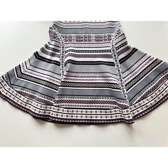 NWOT DVF DIANE VON FURSTENBERG Eleanor Jacquard Knit Fit & Flare Dress, Size M - Picture 6 of 16